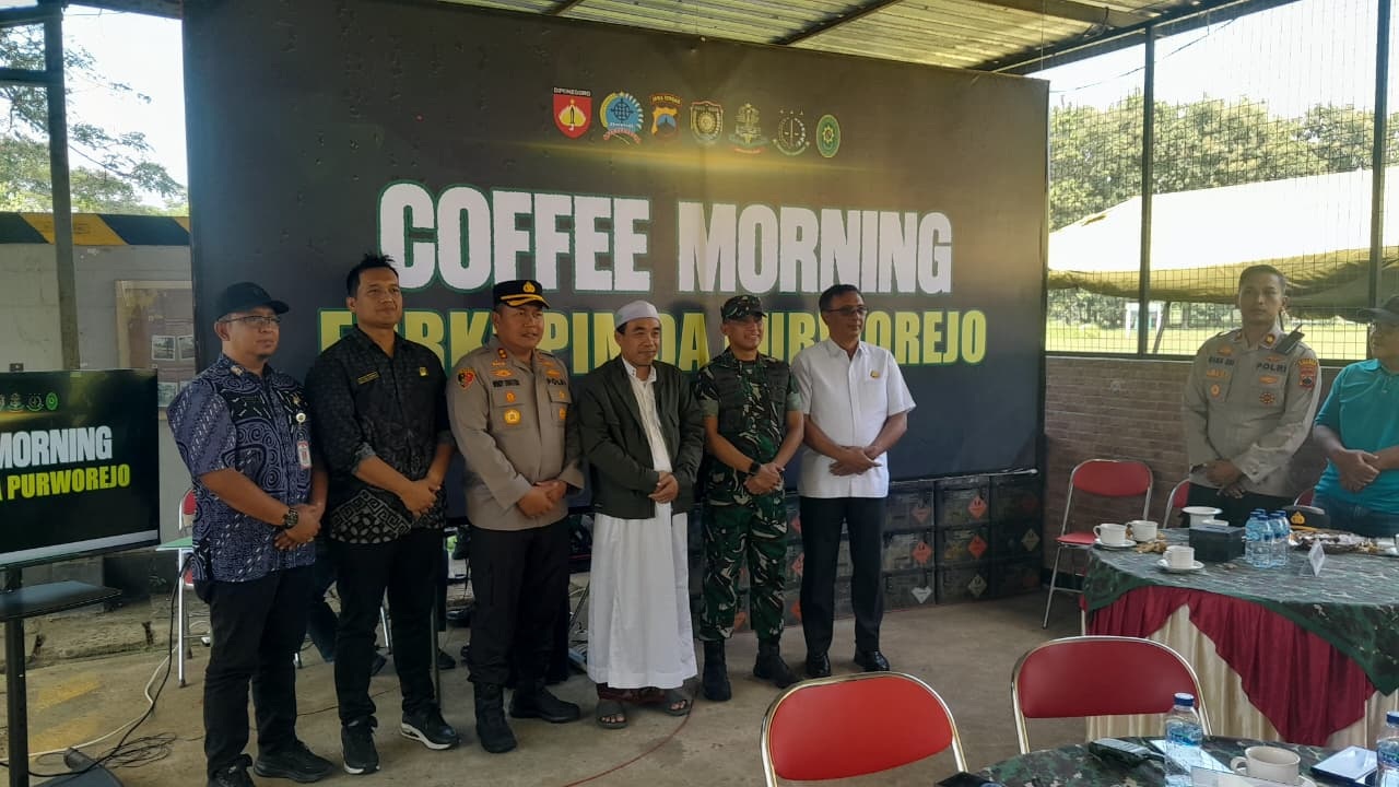Coffee Morning Kodim 0708/Purworejo, Perkuat Sinergi Forkopimda dan Stabilitas Daerah