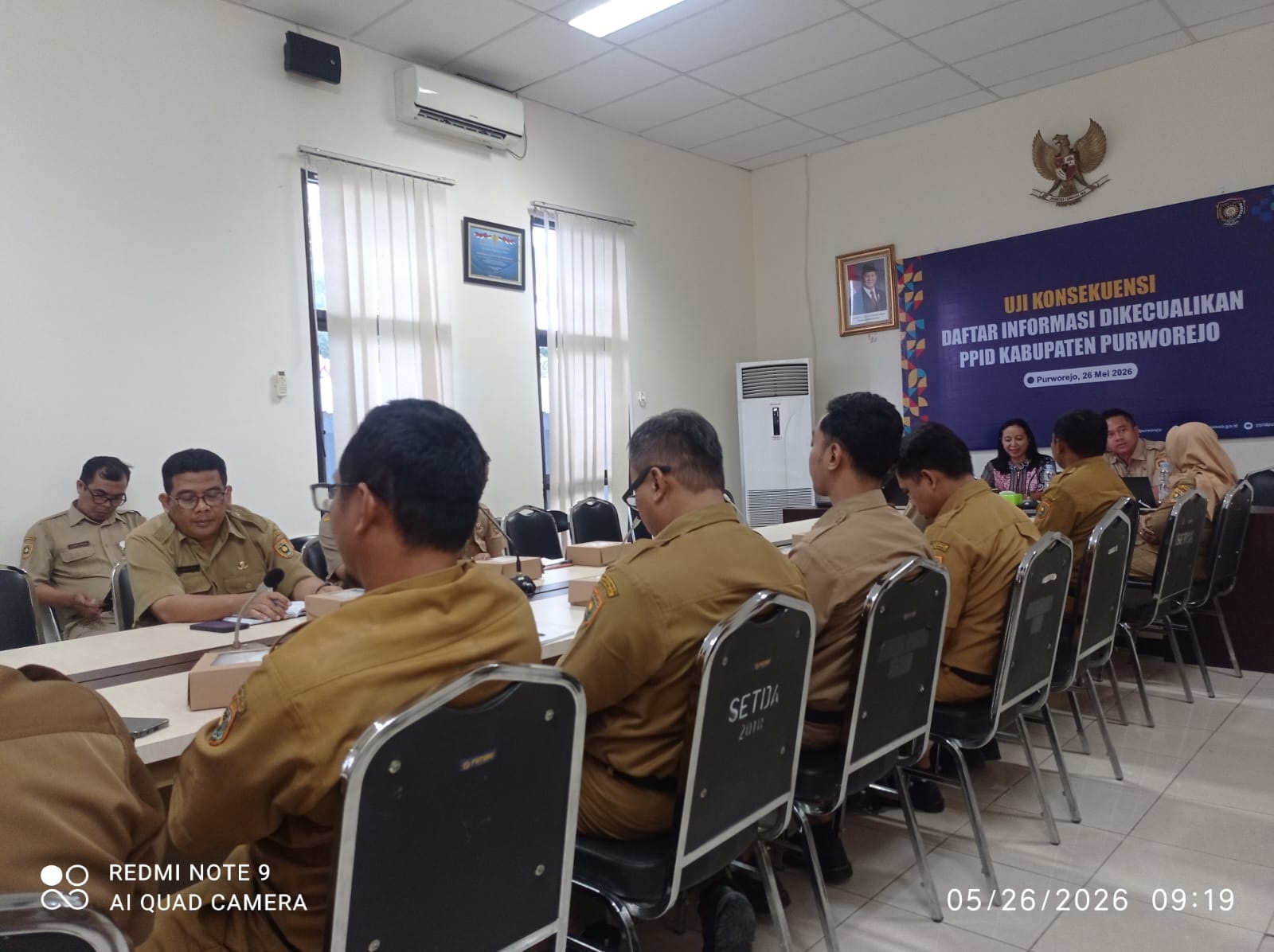 Bakesbangpol Purworejo Ikuti Uji Konsekuensi Daftar Informasi Dikecualikan PPID