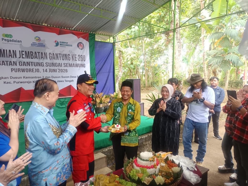 Jembatan Gantung Sungai Semawung Diresmikan, Perkuat Akses dan Perekonomian Warga