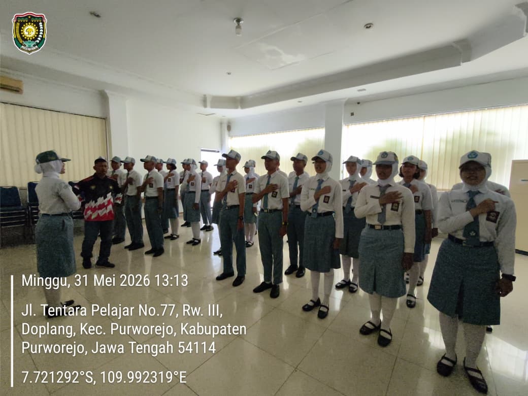 Paskibraka Purworejo Siap Bertugas, Masuki Masa Karantina Jelang Hari Lahir Pancasila 2026
