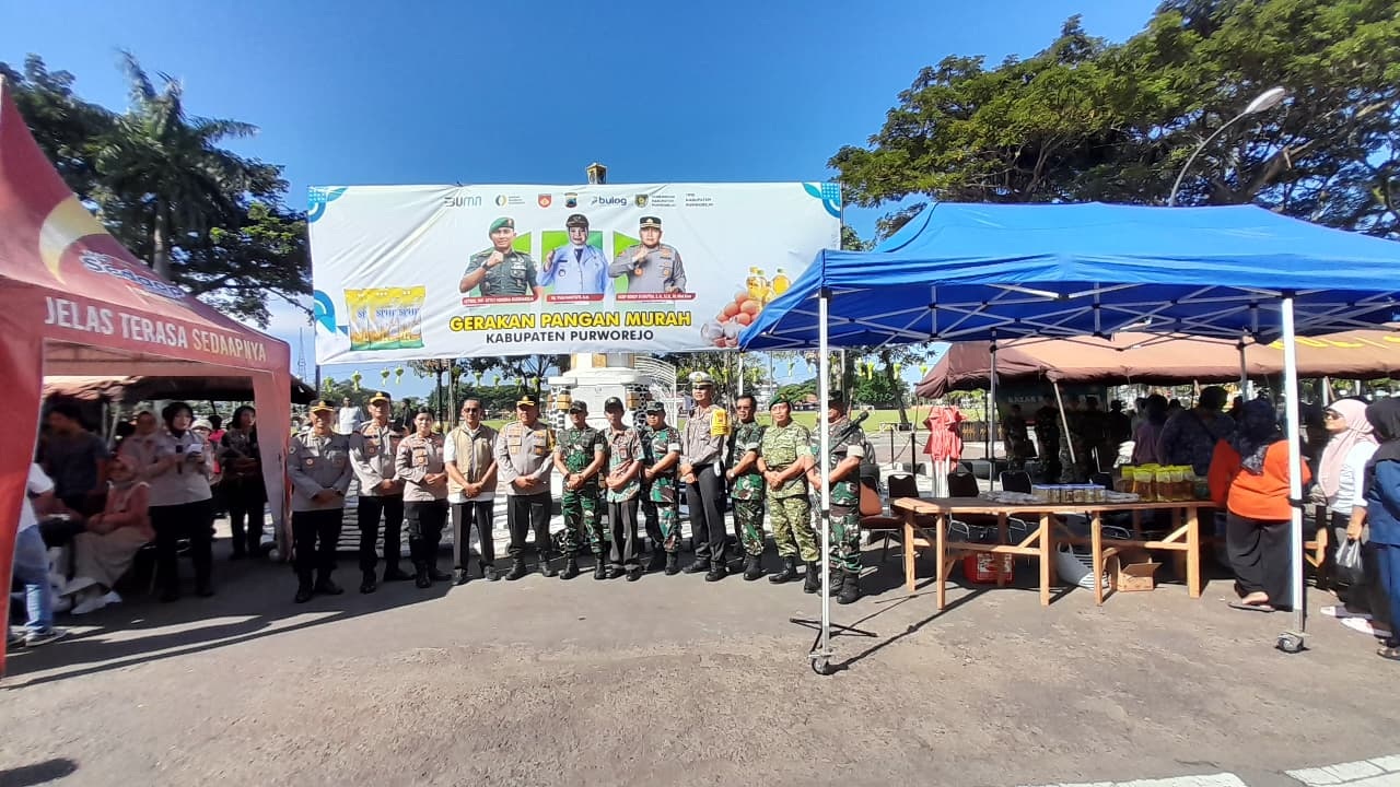 Gerakan Pangan Murah Purworejo Diserbu Warga Jelang Idul Fitri