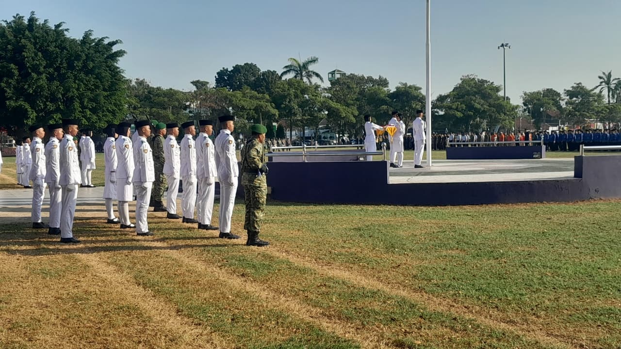 Paskibraka Purworejo Angkatan 2025 Tuntaskan Tugas Pengibaran dan Penurunan Bendera pada Peringatan Hari Lahir Pancasila 2026