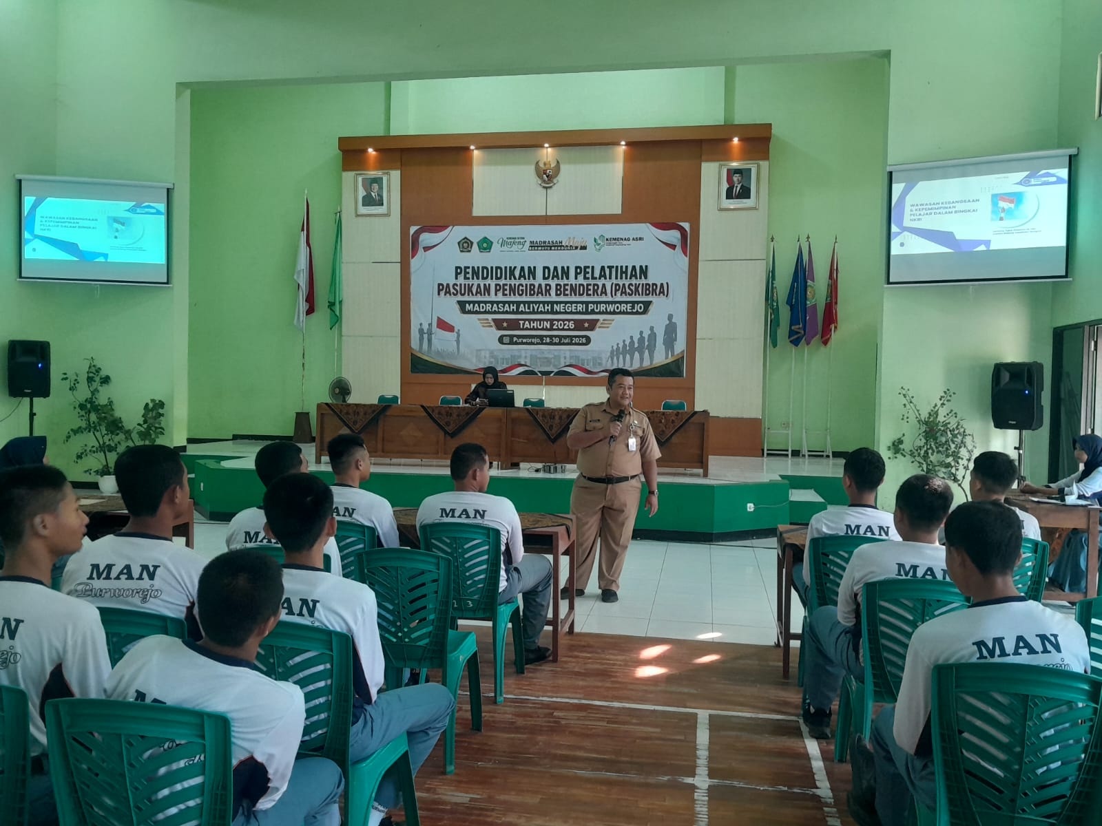 Pendidikan dan Pelatihan Paskibra MAN Purworejo Perkuat Karakter dan Jiwa Nasionalisme Pelajar