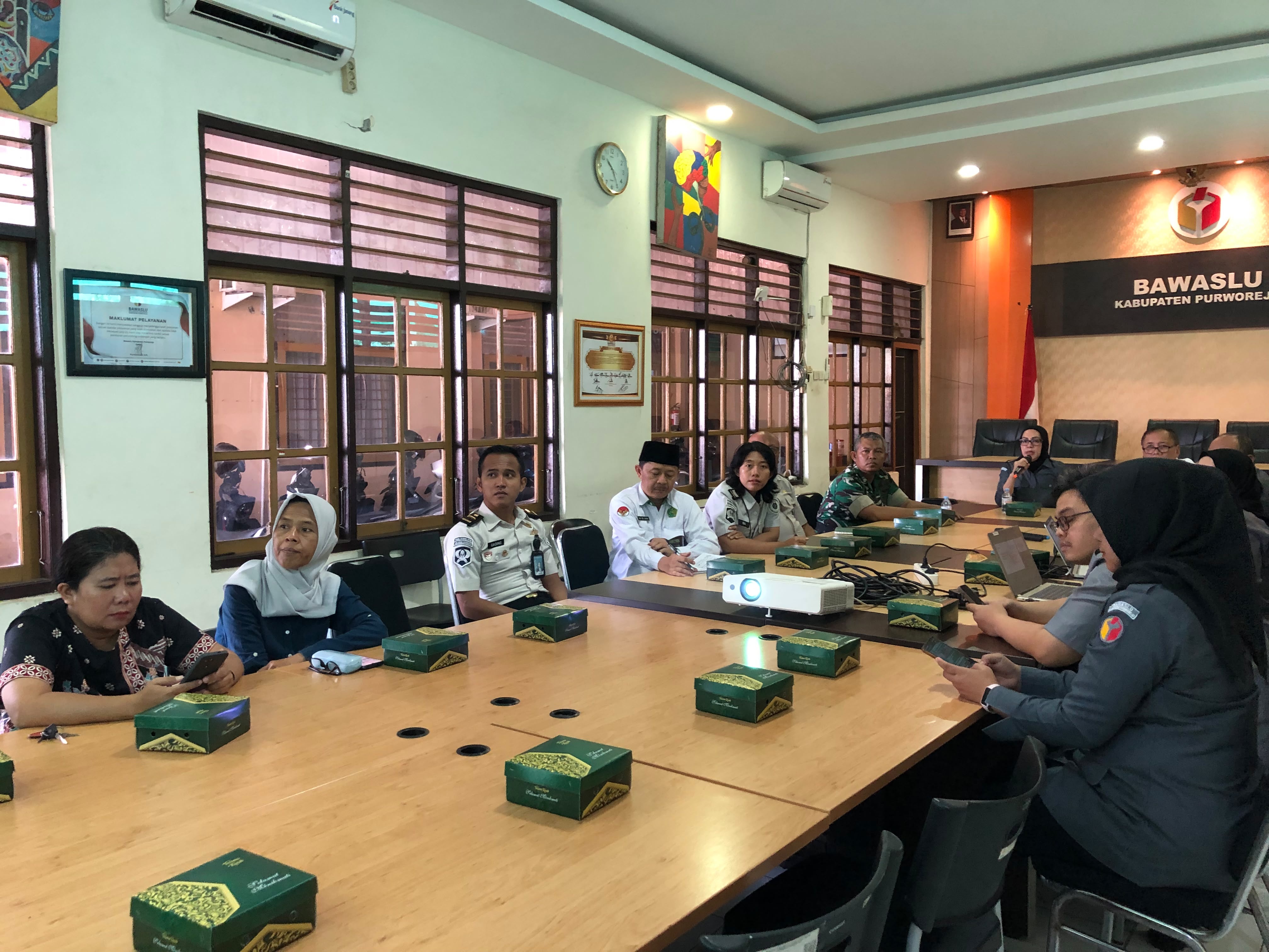 Rakor Pengawasan PDPB Triwulan III, Bawaslu Purworejo Dorong Akurasi Data Pemilih