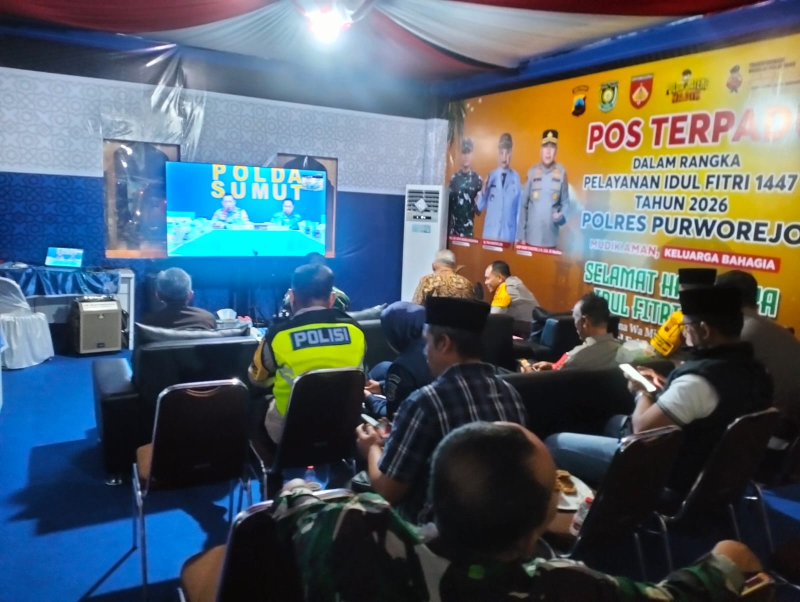 Monitoring Malam Takbiran Idul Fitri 1447 H di Purworejo Berjalan Aman dan Lancar